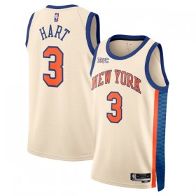 Maillot Homme New York Knicks Josh Hart 2025-26 Nike City Edition Blanc Swingman